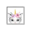 Picture of Caticorn _GroupedProduct_Square_Mini_ _GroupedProduct_Square_Canvas_Framed_