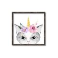 Picture of Caticorn _GroupedProduct_Square_Mini_ _GroupedProduct_Square_Canvas_Framed_