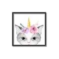 Picture of Caticorn _GroupedProduct_Square_Mini_ _GroupedProduct_Square_Canvas_Framed_