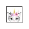 Picture of Caticorn _GroupedProduct_Square_Mini_ _GroupedProduct_Square_Canvas_Framed_