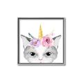 Picture of Caticorn _GroupedProduct_Square_Mini_ _GroupedProduct_Square_Canvas_Framed_