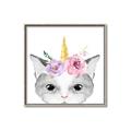Picture of Caticorn _GroupedProduct_Square_Mini_ _GroupedProduct_Square_Canvas_Framed_