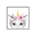 Picture of Caticorn _GroupedProduct_Square_Mini_ _GroupedProduct_Square_Canvas_Framed_