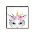Picture of Caticorn _GroupedProduct_Square_Mini_ _GroupedProduct_Square_Canvas_Framed_