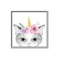 Picture of Caticorn _GroupedProduct_Square_Mini_ _GroupedProduct_Square_Canvas_Framed_