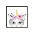 Picture of Caticorn _GroupedProduct_Square_Mini_ _GroupedProduct_Square_Canvas_Framed_