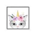 Picture of Caticorn _GroupedProduct_Square_Mini_ _GroupedProduct_Square_Canvas_Framed_