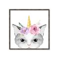 Picture of Caticorn _GroupedProduct_Square_Mini_ _GroupedProduct_Square_Canvas_Framed_