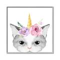 Picture of Caticorn _GroupedProduct_Square_Mini_ _GroupedProduct_Square_Canvas_Framed_