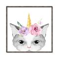 Picture of Caticorn _GroupedProduct_Square_Mini_ _GroupedProduct_Square_Canvas_Framed_
