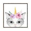 Picture of Caticorn _GroupedProduct_Square_Mini_ _GroupedProduct_Square_Canvas_Framed_