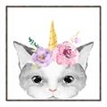 Picture of Caticorn _GroupedProduct_Square_Mini_ _GroupedProduct_Square_Canvas_Framed_