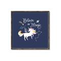 Picture of Believe in Magic Unicorn _GroupedProduct_Square_Mini_ _GroupedProduct_Square_Canvas_Framed_