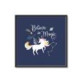 Picture of Believe in Magic Unicorn _GroupedProduct_Square_Mini_ _GroupedProduct_Square_Canvas_Framed_
