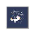Picture of Believe in Magic Unicorn _GroupedProduct_Square_Mini_ _GroupedProduct_Square_Canvas_Framed_