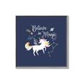 Picture of Believe in Magic Unicorn _GroupedProduct_Square_Mini_ _GroupedProduct_Square_Canvas_Framed_