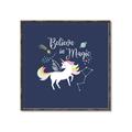 Picture of Believe in Magic Unicorn _GroupedProduct_Square_Mini_ _GroupedProduct_Square_Canvas_Framed_