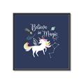 Picture of Believe in Magic Unicorn _GroupedProduct_Square_Mini_ _GroupedProduct_Square_Canvas_Framed_