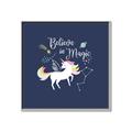 Picture of Believe in Magic Unicorn _GroupedProduct_Square_Mini_ _GroupedProduct_Square_Canvas_Framed_