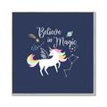 Picture of Believe in Magic Unicorn _GroupedProduct_Square_Mini_ _GroupedProduct_Square_Canvas_Framed_