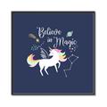 Picture of Believe in Magic Unicorn _GroupedProduct_Square_Mini_ _GroupedProduct_Square_Canvas_Framed_