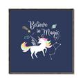 Picture of Believe in Magic Unicorn _GroupedProduct_Square_Mini_ _GroupedProduct_Square_Canvas_Framed_