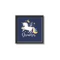 Picture of Dreamer Unicorn _GroupedProduct_Square_Mini_ _GroupedProduct_Square_Canvas_Framed_