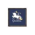 Picture of Dreamer Unicorn _GroupedProduct_Square_Mini_ _GroupedProduct_Square_Canvas_Framed_