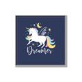 Picture of Dreamer Unicorn _GroupedProduct_Square_Mini_ _GroupedProduct_Square_Canvas_Framed_