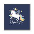 Picture of Dreamer Unicorn _GroupedProduct_Square_Mini_ _GroupedProduct_Square_Canvas_Framed_