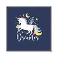 Picture of Dreamer Unicorn _GroupedProduct_Square_Mini_ _GroupedProduct_Square_Canvas_Framed_