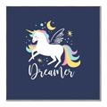 Picture of Dreamer Unicorn _GroupedProduct_Square_Mini_ _GroupedProduct_Square_Canvas_Framed_