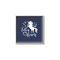 Picture of Follow your Dreams Unicorn _GroupedProduct_Square_Mini_ _GroupedProduct_Square_Canvas_Framed_