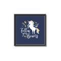 Picture of Follow your Dreams Unicorn _GroupedProduct_Square_Mini_ _GroupedProduct_Square_Canvas_Framed_