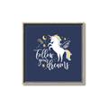 Picture of Follow your Dreams Unicorn _GroupedProduct_Square_Mini_ _GroupedProduct_Square_Canvas_Framed_