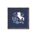 Picture of Follow your Dreams Unicorn _GroupedProduct_Square_Mini_ _GroupedProduct_Square_Canvas_Framed_