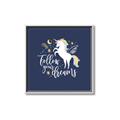 Picture of Follow your Dreams Unicorn _GroupedProduct_Square_Mini_ _GroupedProduct_Square_Canvas_Framed_