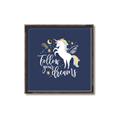 Picture of Follow your Dreams Unicorn _GroupedProduct_Square_Mini_ _GroupedProduct_Square_Canvas_Framed_