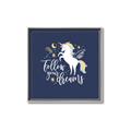 Picture of Follow your Dreams Unicorn _GroupedProduct_Square_Mini_ _GroupedProduct_Square_Canvas_Framed_