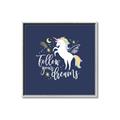 Picture of Follow your Dreams Unicorn _GroupedProduct_Square_Mini_ _GroupedProduct_Square_Canvas_Framed_