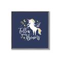 Picture of Follow your Dreams Unicorn _GroupedProduct_Square_Mini_ _GroupedProduct_Square_Canvas_Framed_