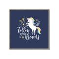 Picture of Follow your Dreams Unicorn _GroupedProduct_Square_Mini_ _GroupedProduct_Square_Canvas_Framed_