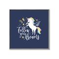 Picture of Follow your Dreams Unicorn _GroupedProduct_Square_Mini_ _GroupedProduct_Square_Canvas_Framed_