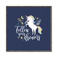Picture of Follow your Dreams Unicorn _GroupedProduct_Square_Mini_ _GroupedProduct_Square_Canvas_Framed_