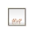 Picture of Together Pigs _GroupedProduct_Square_Mini_ _GroupedProduct_Square_Canvas_Framed_