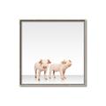 Picture of Together Pigs _GroupedProduct_Square_Mini_ _GroupedProduct_Square_Canvas_Framed_