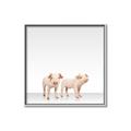 Picture of Together Pigs _GroupedProduct_Square_Mini_ _GroupedProduct_Square_Canvas_Framed_