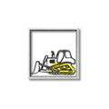 Picture of Construction Dozer _GroupedProduct_Square_Mini_ _GroupedProduct_Square_Canvas_Framed_