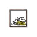 Picture of Construction Dozer _GroupedProduct_Square_Mini_ _GroupedProduct_Square_Canvas_Framed_