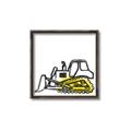 Picture of Construction Dozer _GroupedProduct_Square_Mini_ _GroupedProduct_Square_Canvas_Framed_